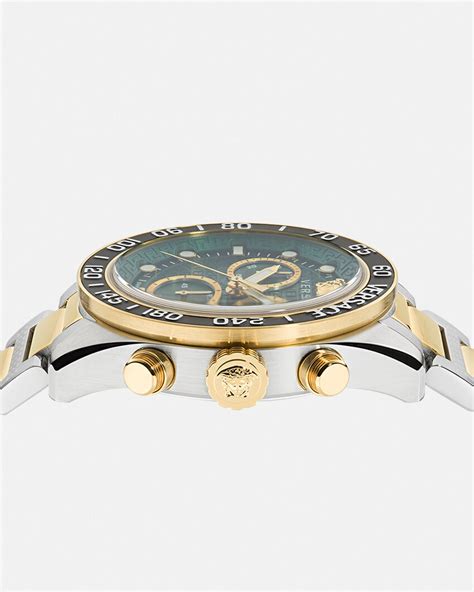 Greca Dome Chrono Watch Green 